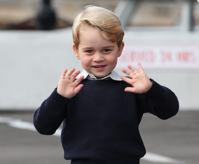 The birthday prince. (Andrew Milligan/PA)