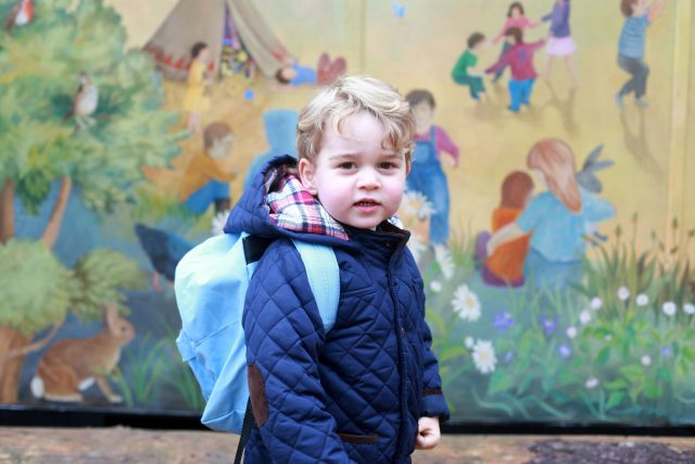 George heading to nursery. (Duchess of Cambridge/PA)