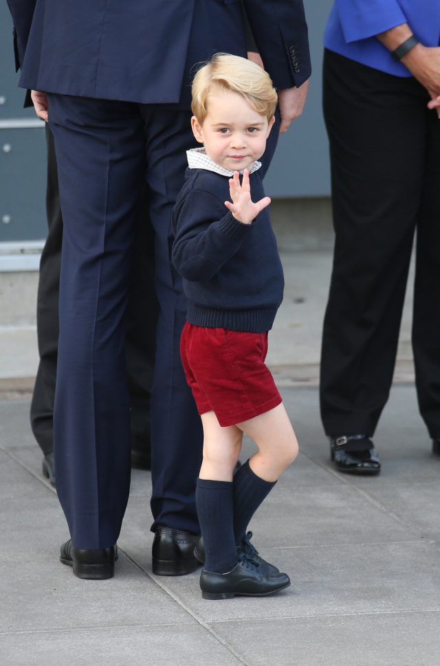 Prince George in Canada. (Andrew Milligan/PA)