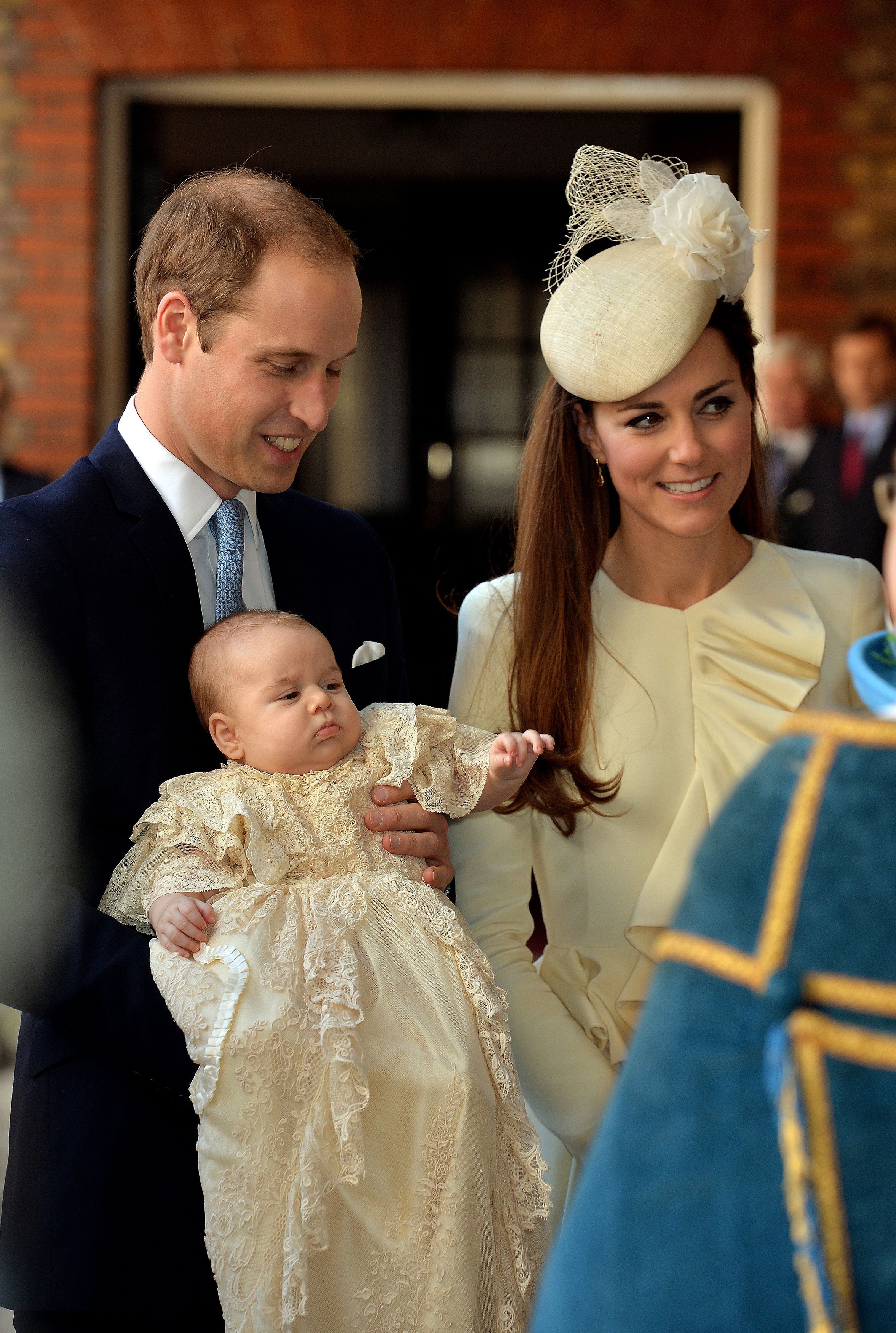 The Duke and Duchess with the baby