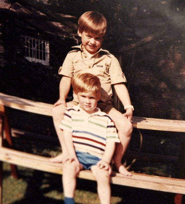 A young William and Harry. (The Duke of Cambridge and Prince/PA)