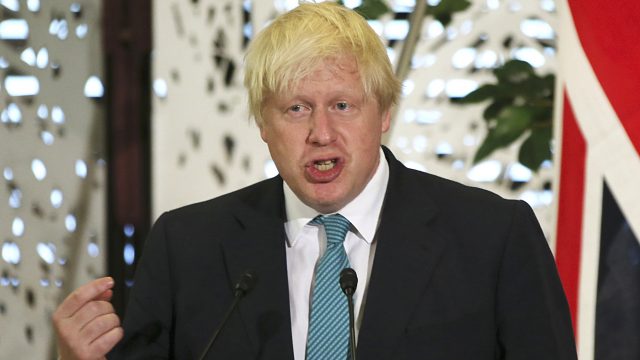 Boris Johnson hopes talks can begin to lift embargoes