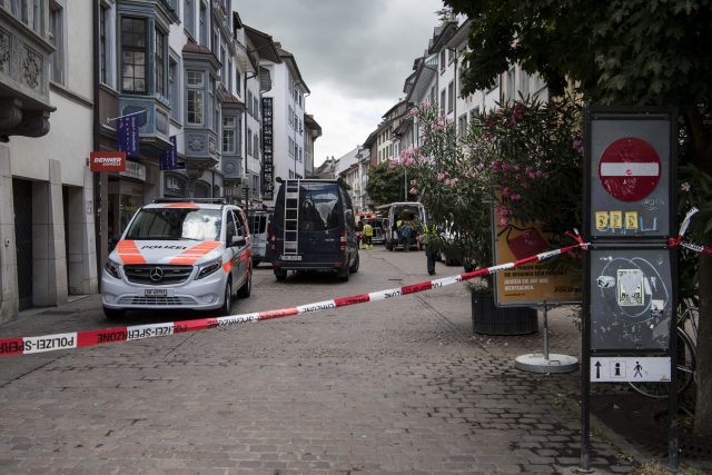 Swiss police said the attack was not a terrorist act (Ennio Leanza/Keystone via AP)