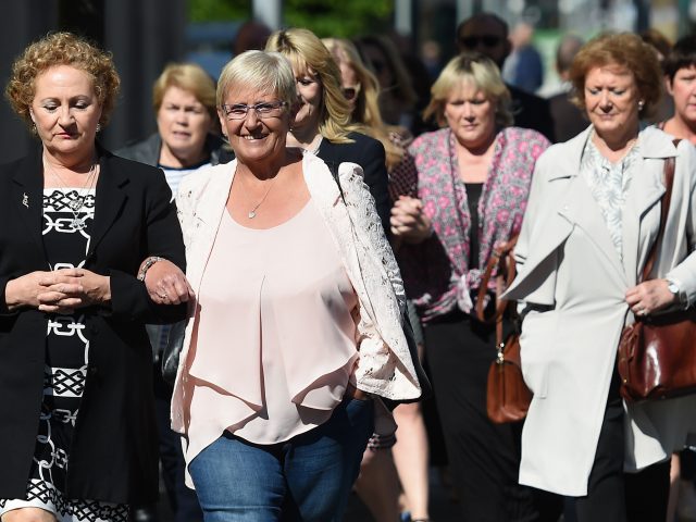 Victims arriving at Nottingham Crown Court (Joe Giddens/PA)