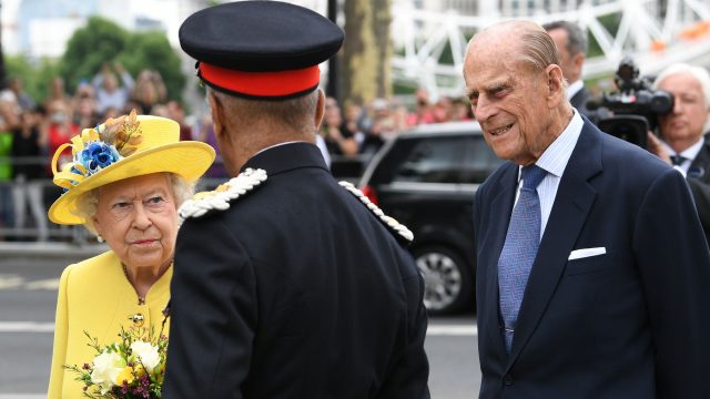 Prince Philip accompanied the Queen for the opening of the New <a href=