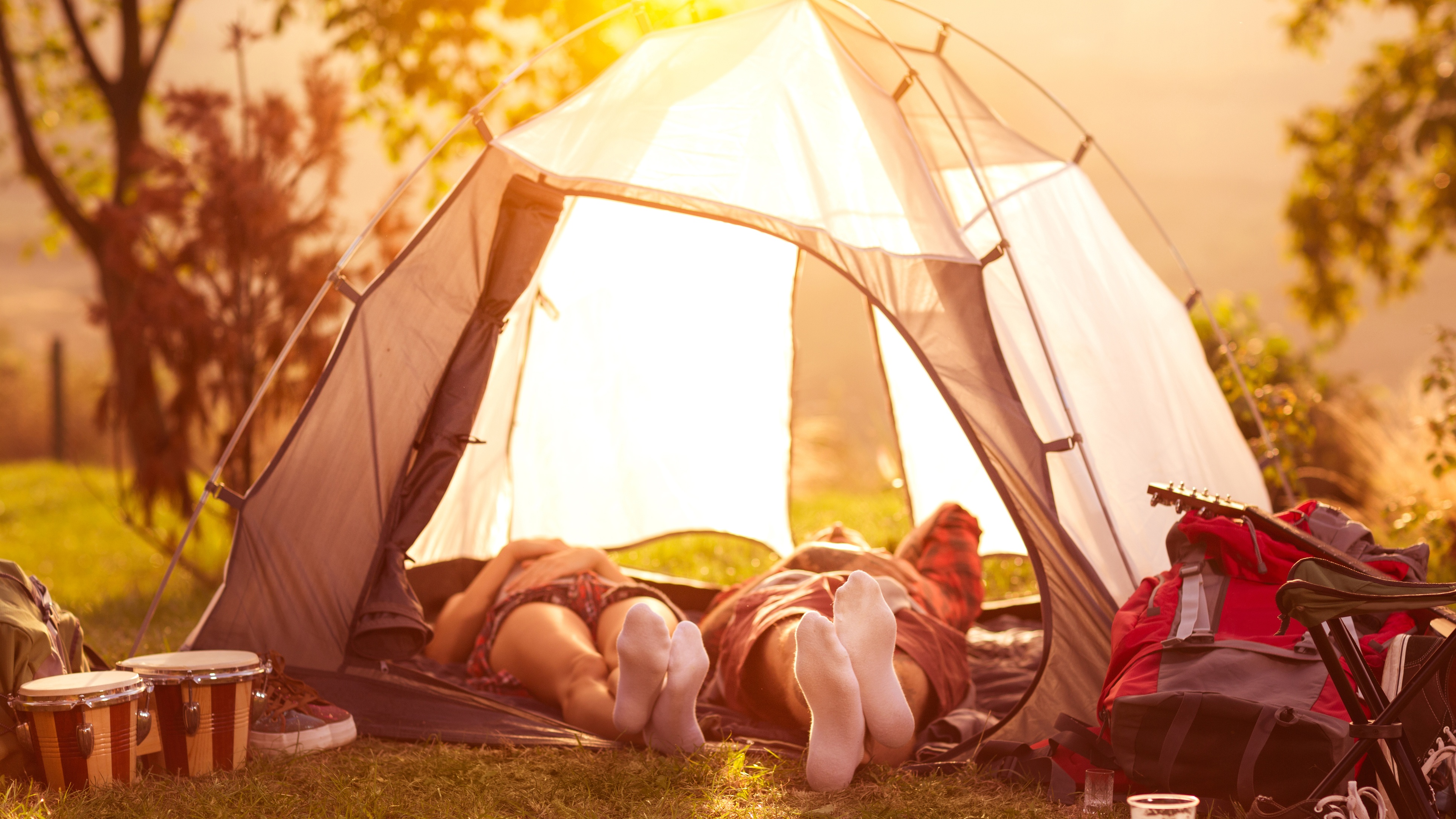 Generic photo of a couple lying in a tent (ThinkStock/PA)