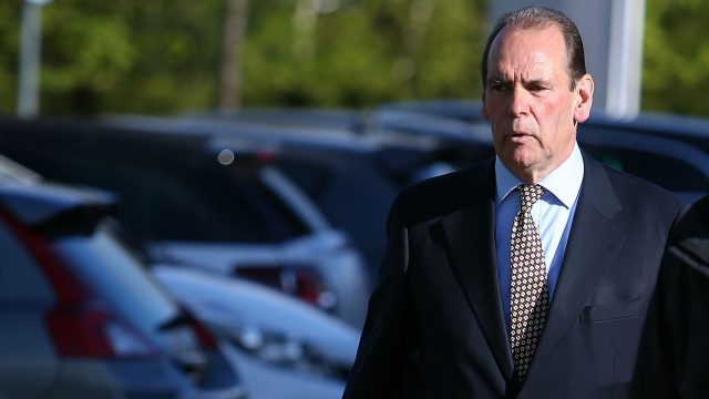 Sir Norman Bettison, 61, who is charged with two offences of misconduct in a public office