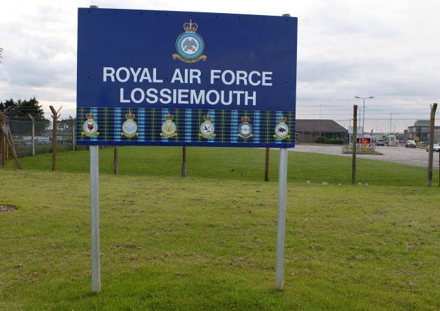 A general view of RAF Lossiemouth
