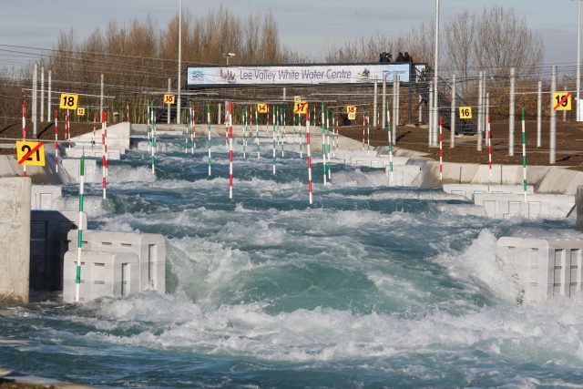 Lee Valley White Water Centre hosted the canoe slalom at the London 2012 Olympic Games (Chris Radburn/PA)
