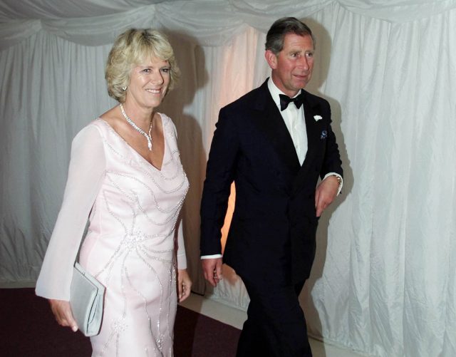 The Prince of Wales with and Camilla Parker Bowles at a gala in 2000 (PA)