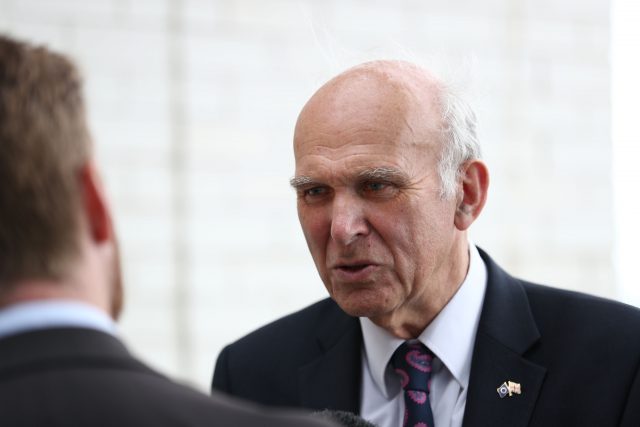 Lib Dem leader Sir Vince Cable. (Aaron Chown/PA)