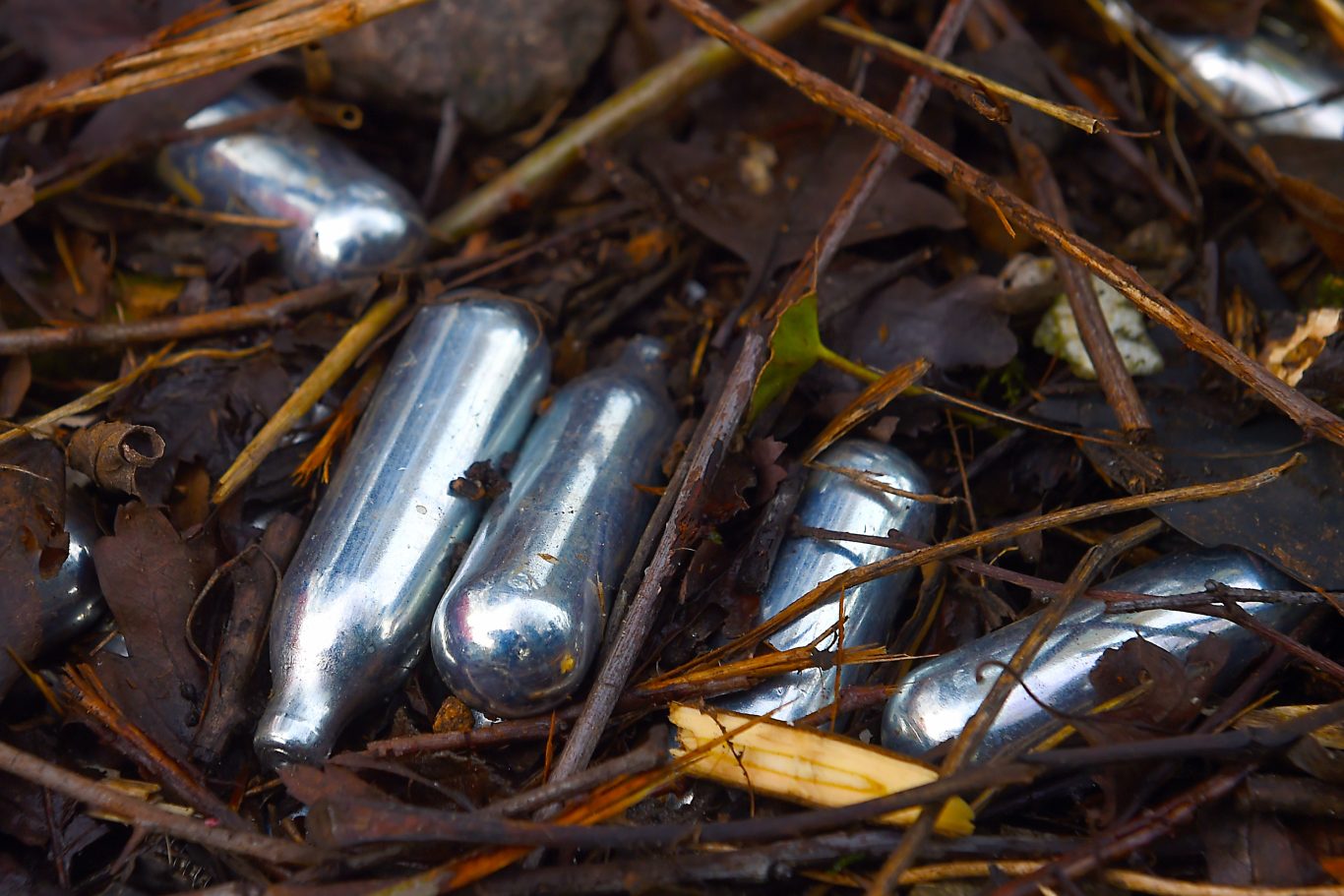 Discarded nitrous oxide canisters (PA)