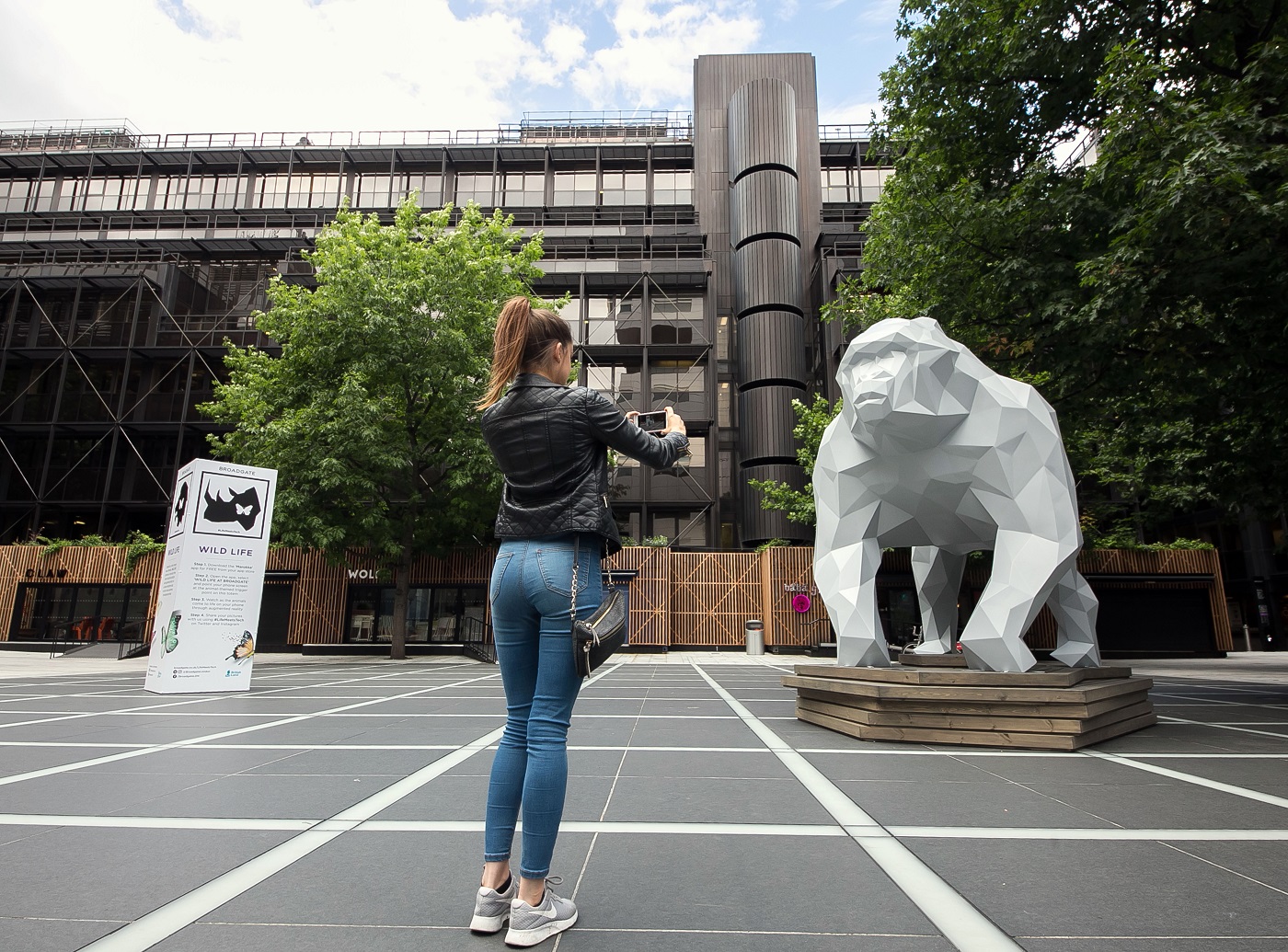 Broadgate, in partnership with London design house Marokka and The Aspinall Foundation, launches WILD LIFE, a unique tech-inspired exhibition to help raise awareness of endangered animals.