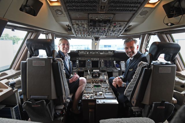 Yvonne Kershaw with co-pilot Paul Singleton