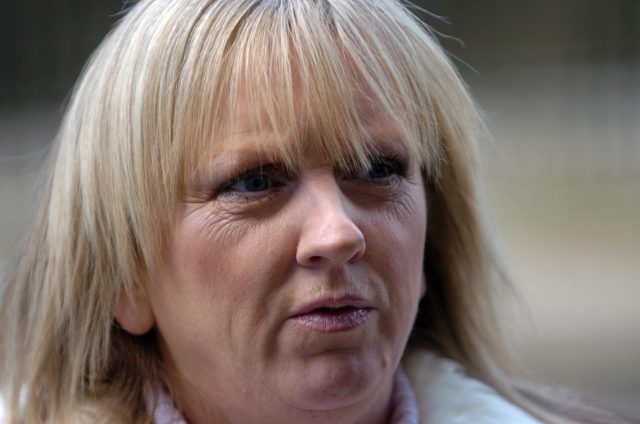 Linda Bowman guarded her daughter's grave for fear of further vandalism(Ian Nicholson/PA)