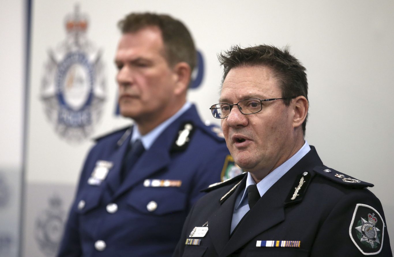 Australian Federal Police Deputy Commissioner Michael Phelan (Rick Rycroft/AP)