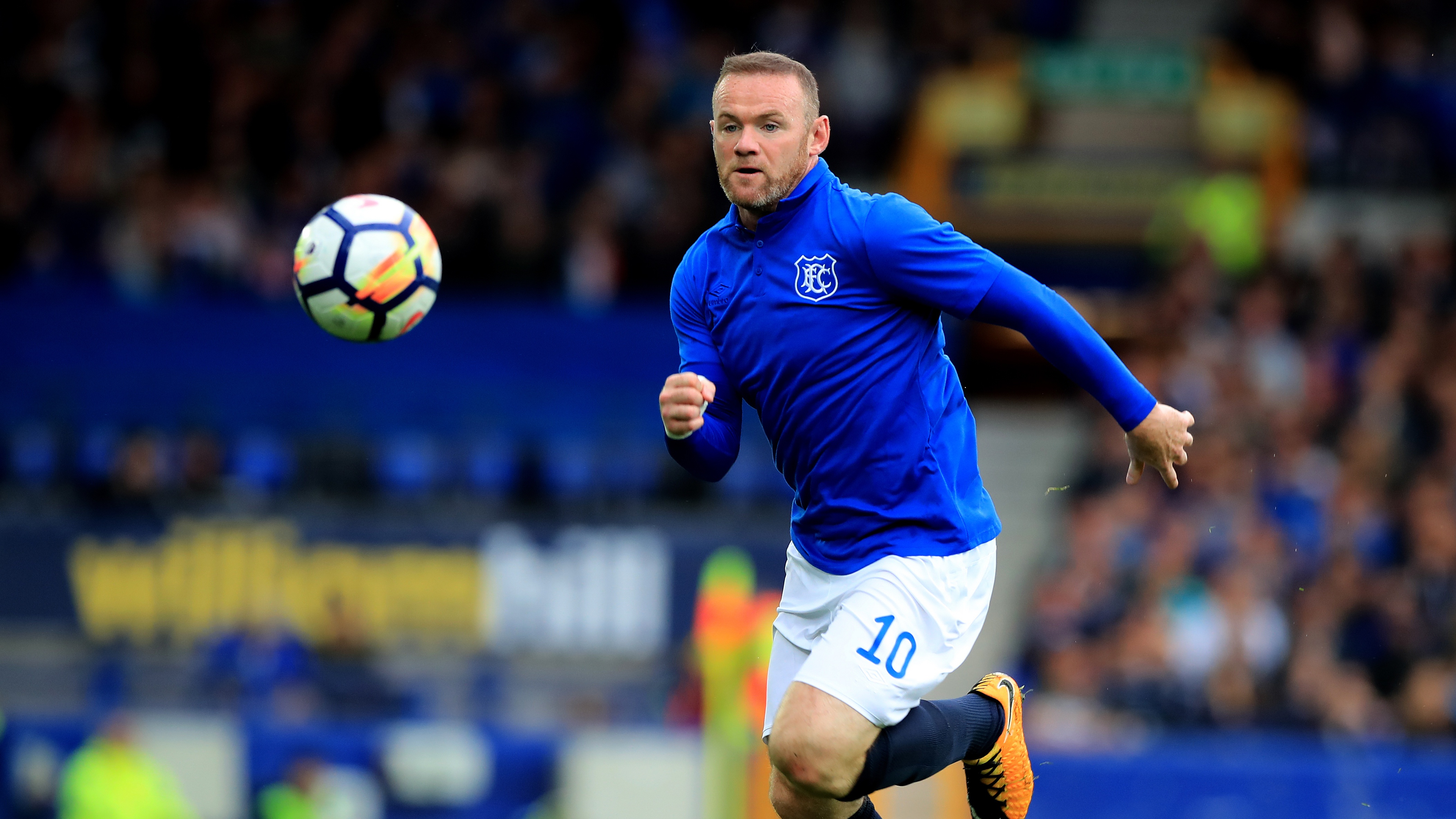 Everton forward Wayne Rooney