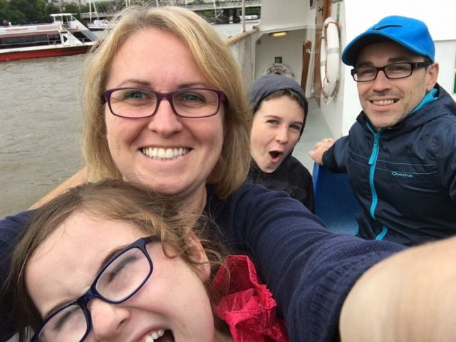 The family out on a boat together in July 2017 (Collect/PA Real Life)