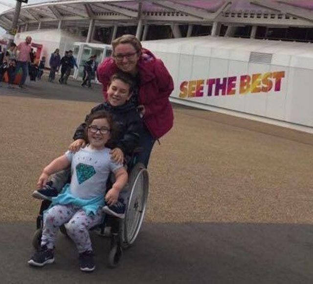 Heather, Jack and Erin the World Para Athletic championships in London (Collect/PA Real Life)