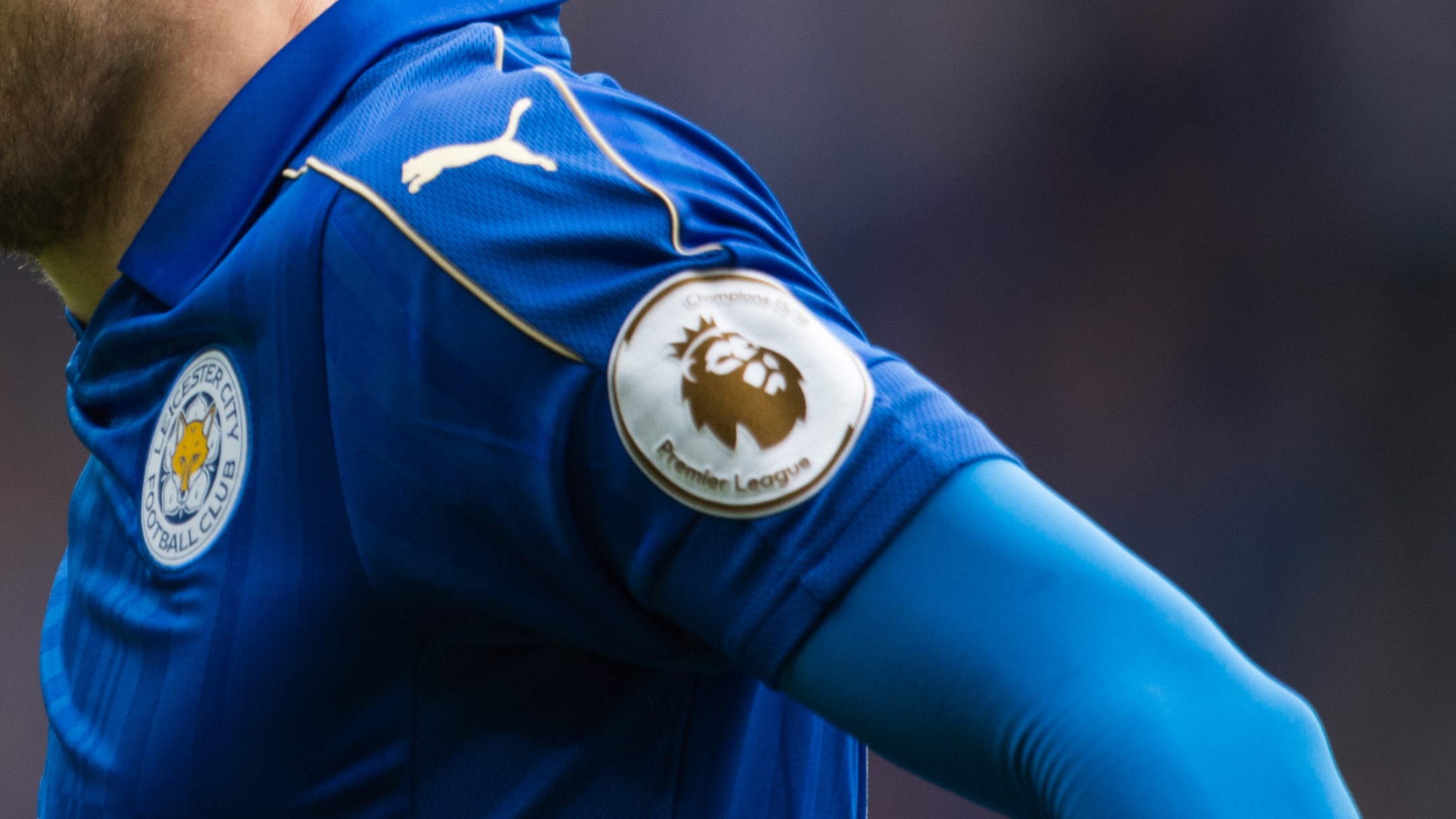Leicester City's Premier League winners' badge