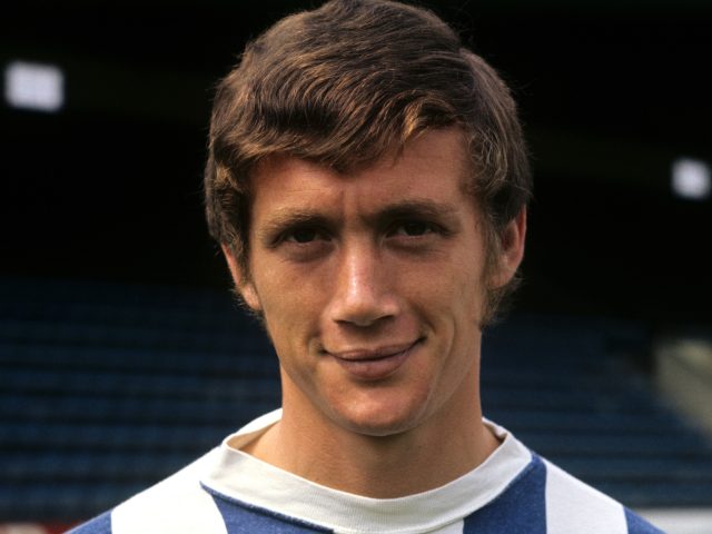 Trevor Cherry in his playing days for Huddersfield in 1971