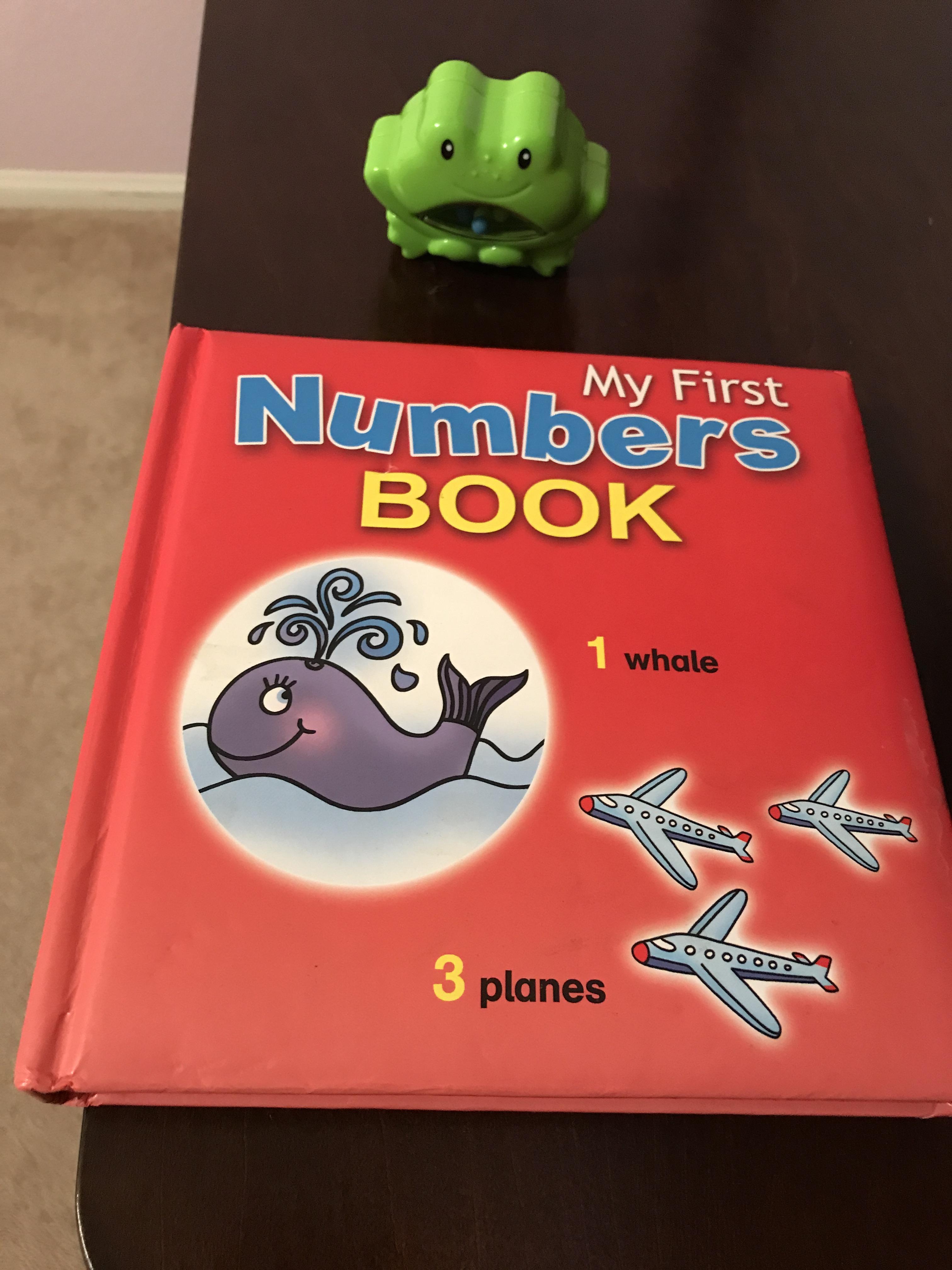 The front of My First Numbers Book (ultraLaser23