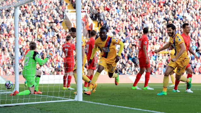 Christian Benteke scored for Crystal Palace against his former club Liverpool last season