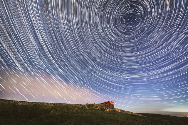 Digital composite photo of the shower near Hawes in the Yorkshire Dales. (Danny Lawson/PA)