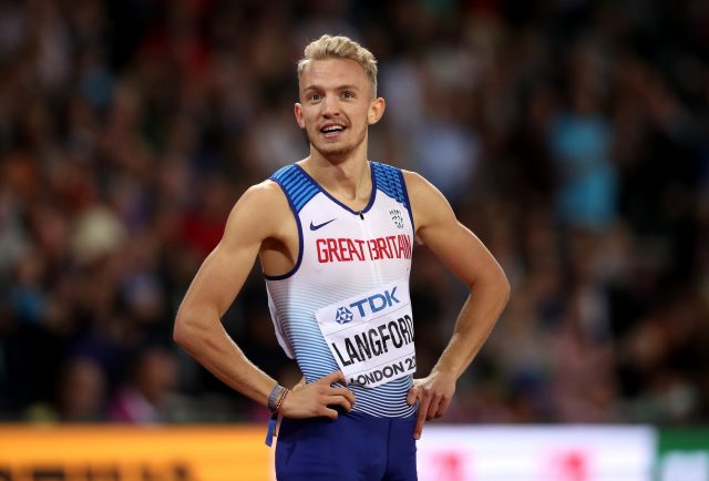 Langford was close to an 800m medal in London