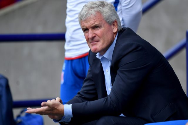 Mark Hughes is reportedly locked in negotiations (PA)