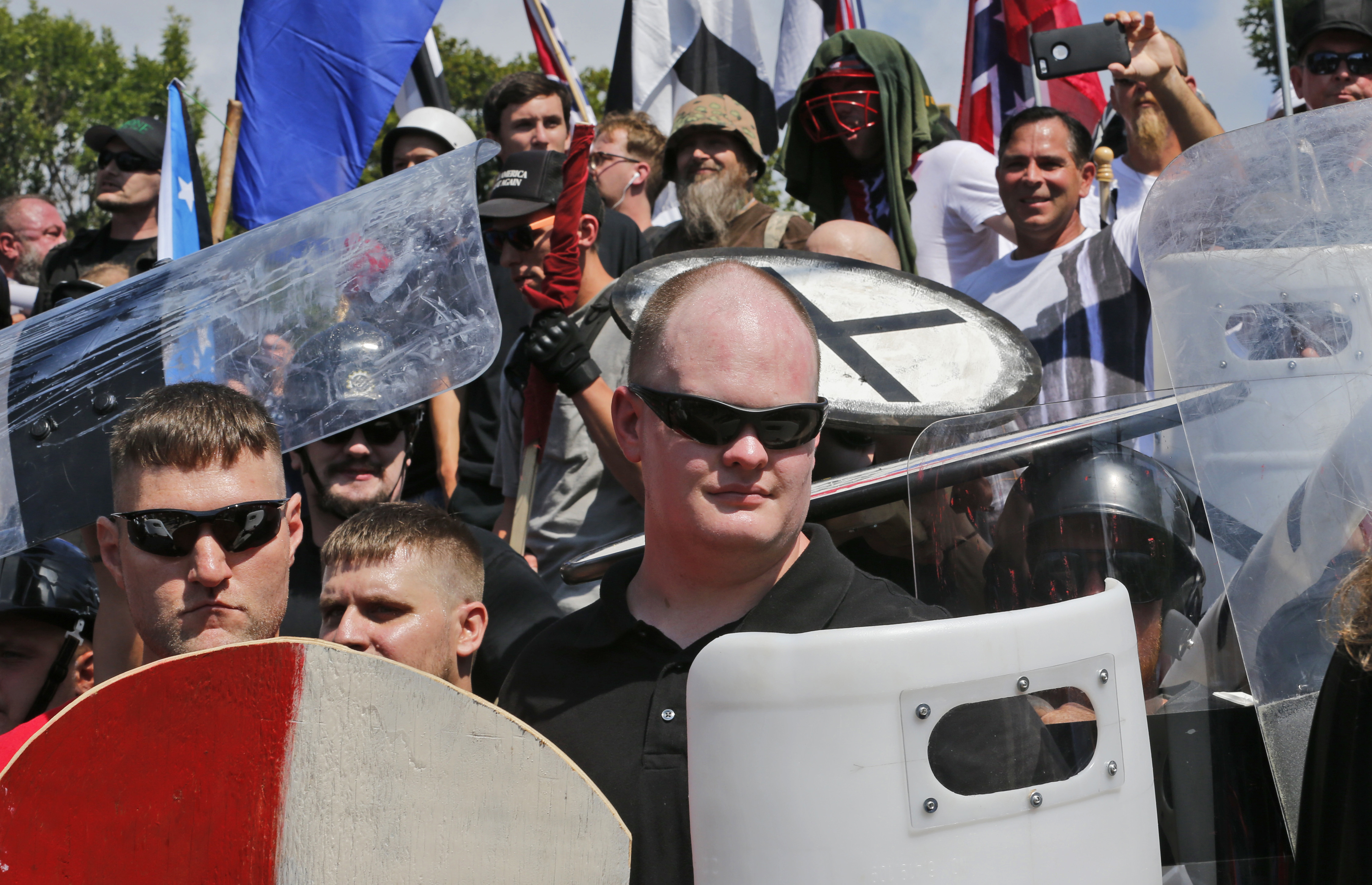 White nationalist demonstrators