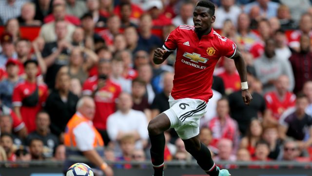 Paul Pogba scored in the opening day when United beat West Ham 4-0