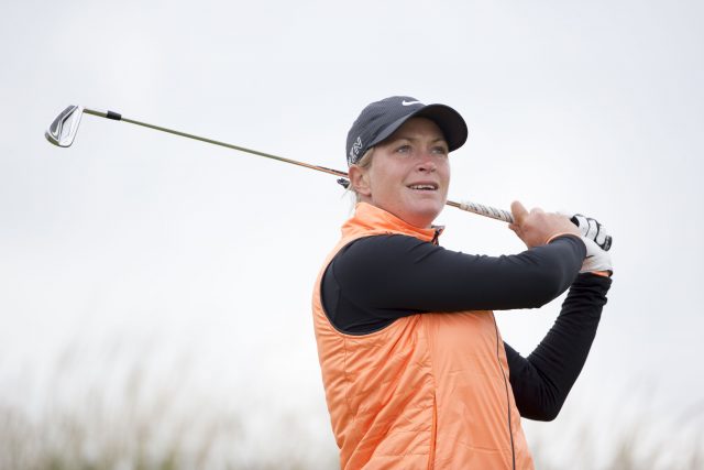 Suzann Pettersen was involved in a controversial moment in the Solheim Cup in 2015