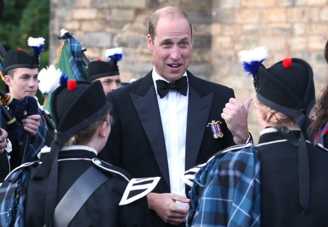 The Duke of Cambridge at the Palace of Holyroodhouse in Edinburgh
