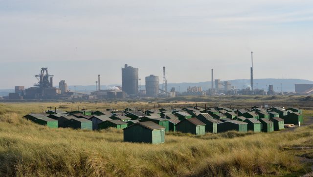 The former SSI Steelworks in Redcar