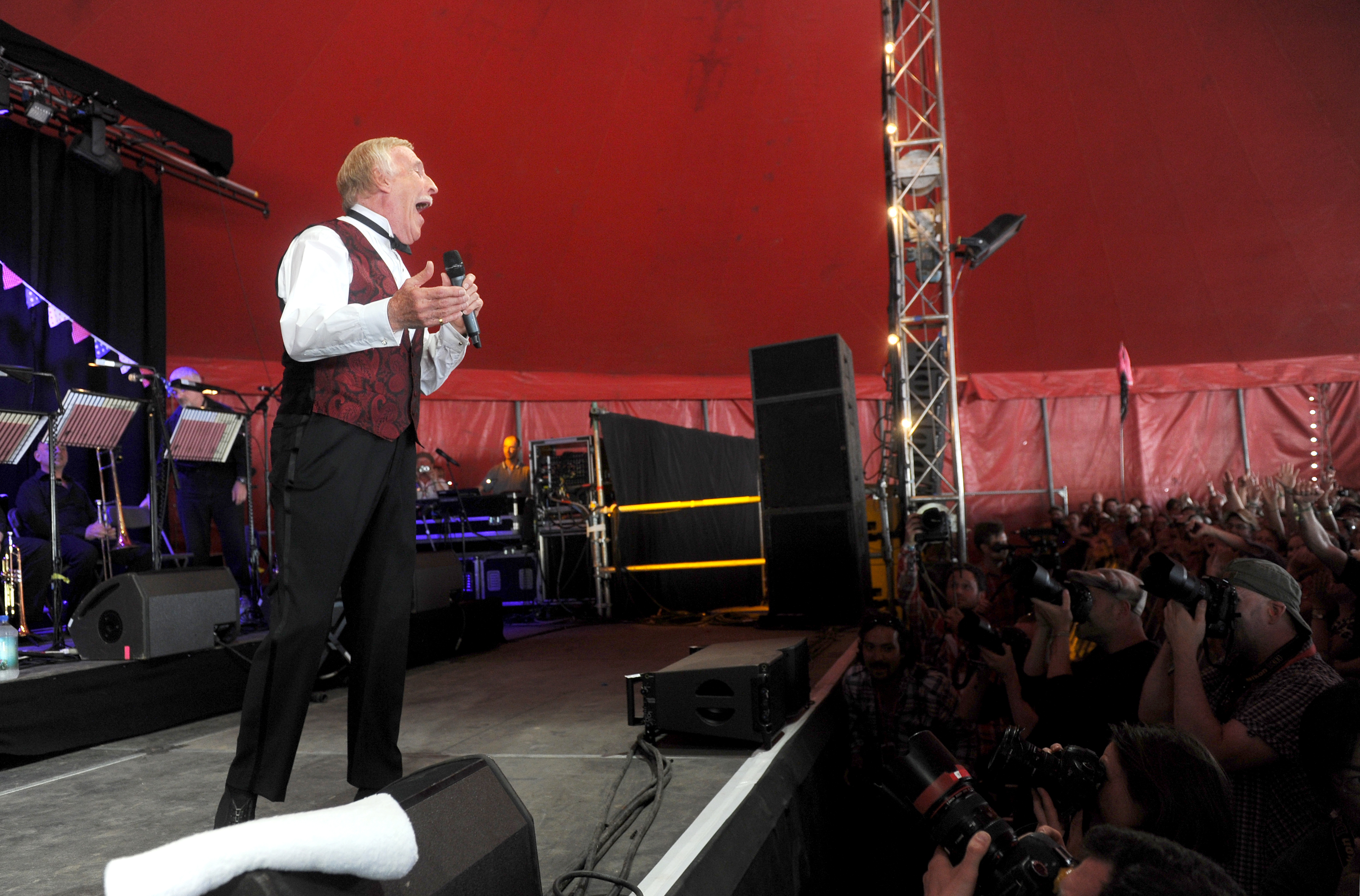 In 2013 Sir Bruce made it on to the bill at Glastonbury (PA)