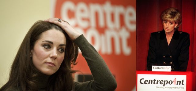 Kate and Diana have both supported Centrepoint (PA)