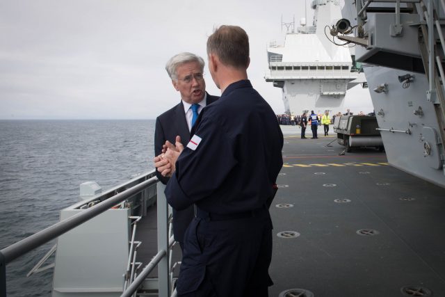 Defence Secretary Sir Michael Fallon praised those involved in the joint