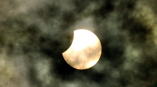 A partial solar eclipse was last seen in the UK in 2008 ( Lewis Whyld/PA)