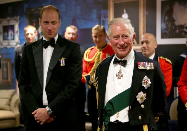 The Duke of Cambridge and the Prince of Wales