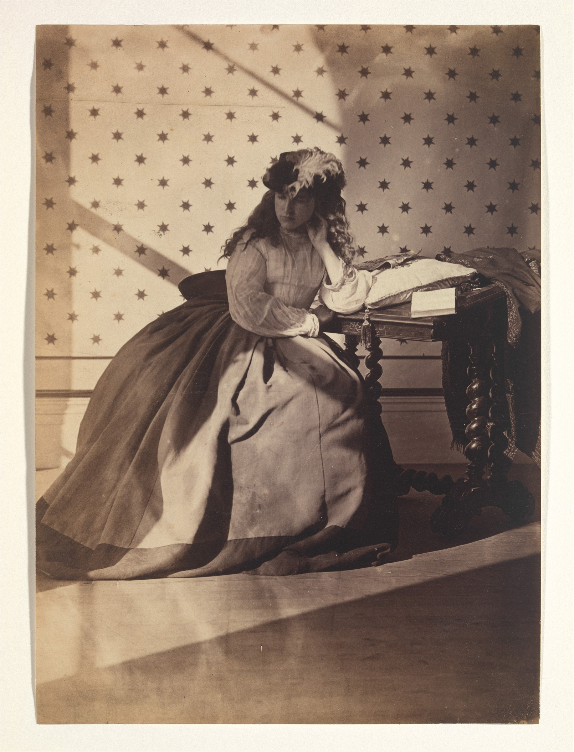 Photographic Study by Clementina Hawarden, another photographer featured in the show (National Portrait Gallery) 