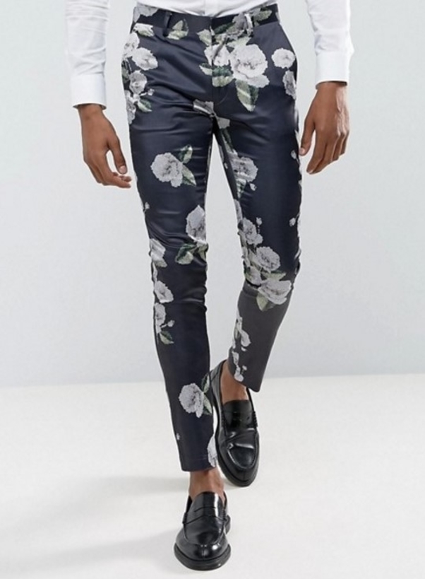 Floral trousers on Asos