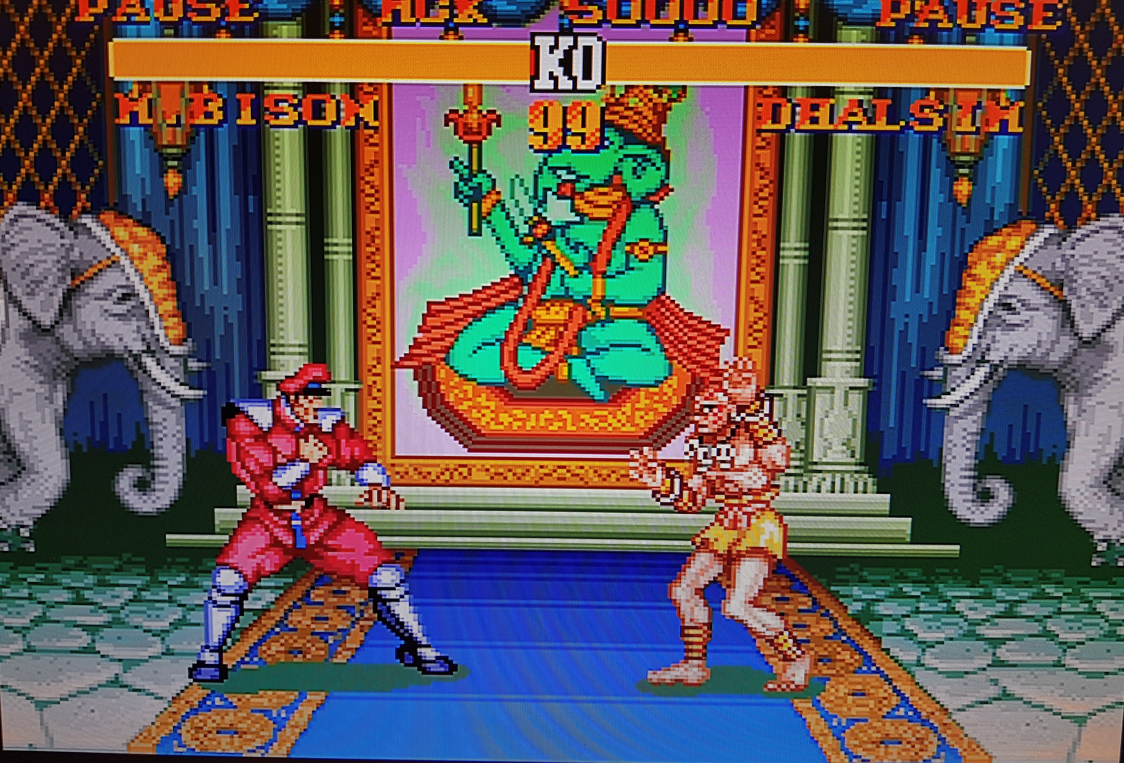 Street Fighter II Turbo on the SNES