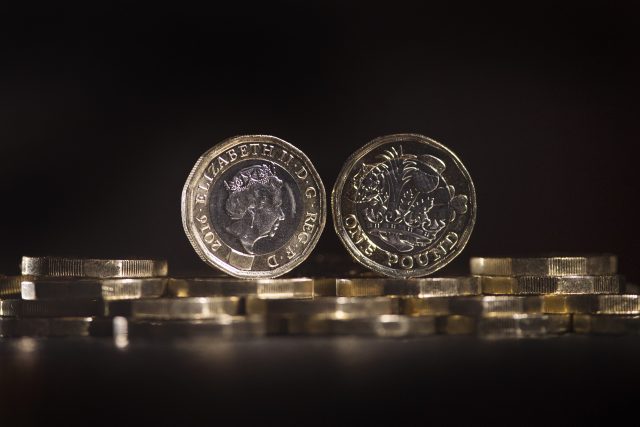 The new 12-sided one pound coin