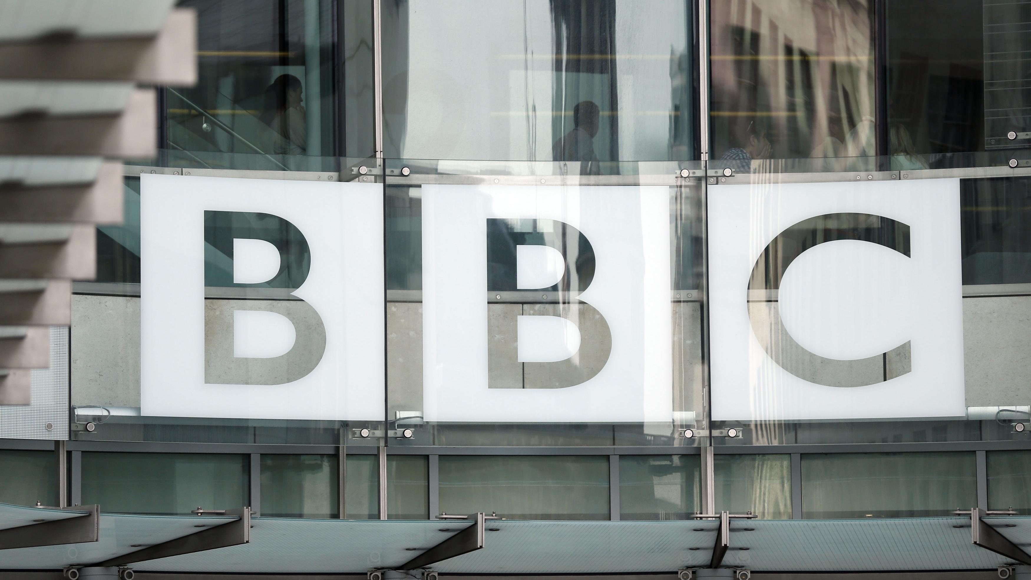 The BBC logo at Broadcasting House (Jonathan Brady/PA)