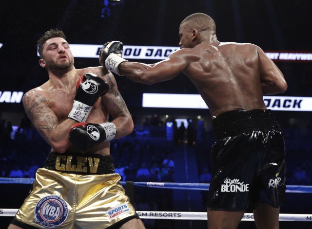 Badou Jack, right, of Sweden, fights Nathan Cleverly