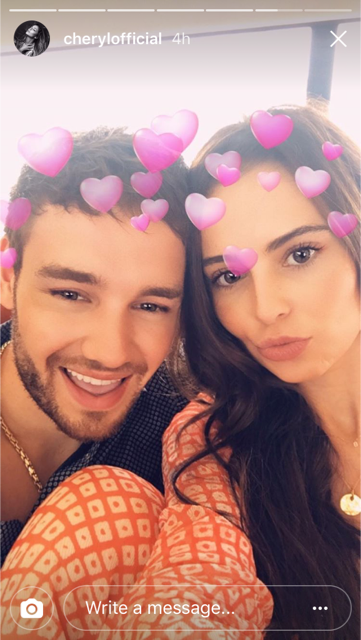 Cheryl and Liam