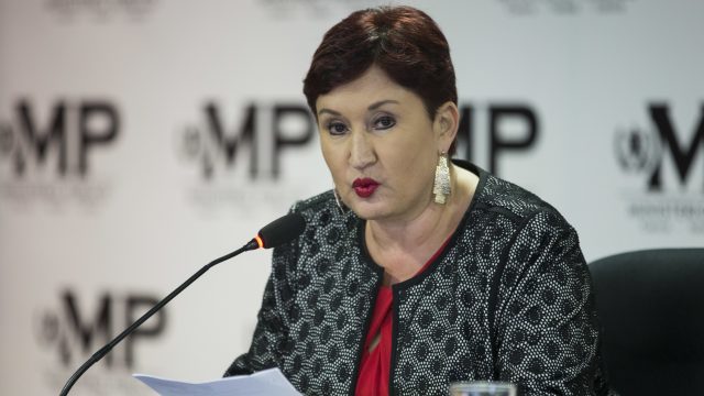Chief prosecutor Thelma Aldana has recommended the Supreme Court strip Mr Morales of his immunity from prosecution