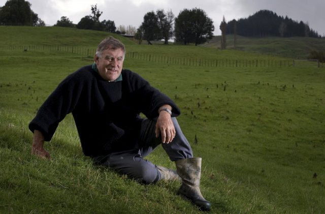 All Blacks legend Sir Colin Meads pictured on his farm