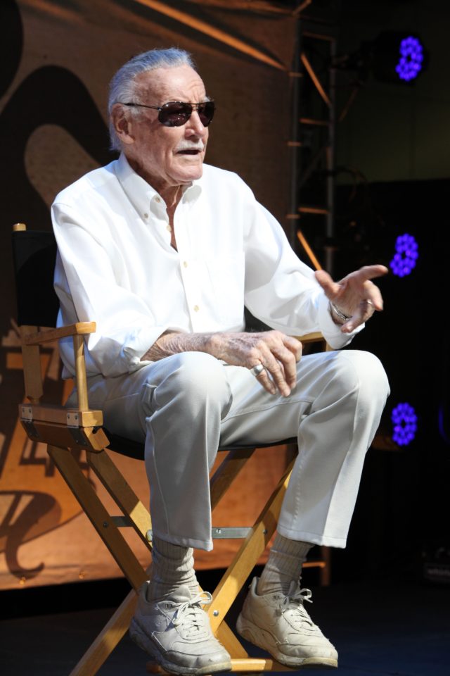 Stan Lee addresses fans at Stan Lee's Comikaze Expo 